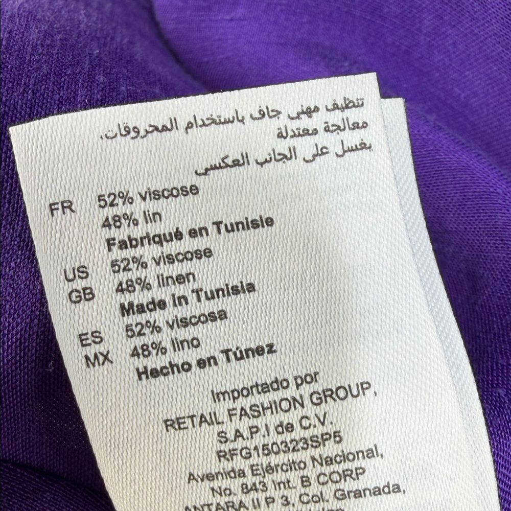 Sandro Purple Midi Dress (R9) - Picture 9 of 10